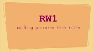 RW1-012: Loading pictures from files