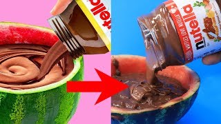 Trying 33 INCREDIBLE FOOD LIFE HACKS THAT ARE WORTH MILLIONS by 5 Minute Crafts