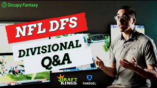 NFL DFS Divisional Round Advice: Live Q&A for FanDuel, DraftKings, and Yahoo!
