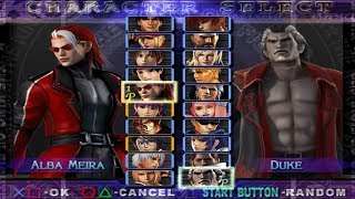 King of Fighters: Maximum Impact All Characters [PS2]