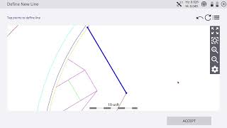 Making offset points on angled lines