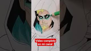 FLECHA VERDE color #arrow #greenarrow #dc #dccomics #arte #dibujo #comics