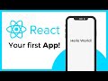 How to get started in React Native - Your First App! (Android & iOS)