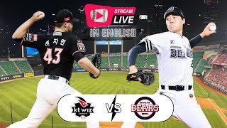 KBO LIVE KT Wiz vs Doosan Bears (October 3rd)