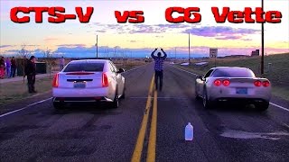 580RWHP CTS-V Vs 550RWHP Corvette C6