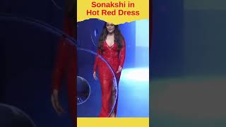 Actress Sonakshi sinha hot back in red dress on ramp walk at the bombay times fashion #shorts#beauty