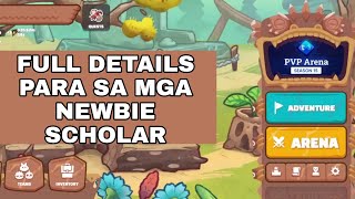 FULL DETAILS PARA SA MGA NEWBIE SCHOLAR NG AXIE INFINITY