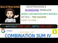 Combination Sum IV | 2 Ways | DRY RUN | Tree Diagram | GOOGLE | SNAPCHAT | META | Leetcode - 377