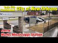 [ USA Station ] View from Amtrak City of New Orleans, Amtrak Marks Station