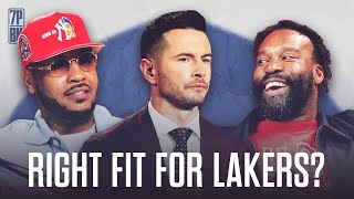 Carmelo Anthony and Baron Davis on If JJ Redick Deserves to Coach the Los Angele