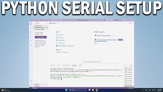 How To Set Up Serial Communication in Python Projects Install PySerial in VS Code for Python