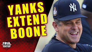 Yankees Extend Aaron Boone with 2-Year Deal