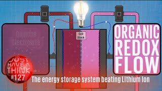 Organic Redox Flow Batteries - The true path to grid scale energy storage?