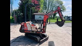 KUBOTA KH31 TRACKED EXCAVATOR C/W ROLE BAR AND CANOPY