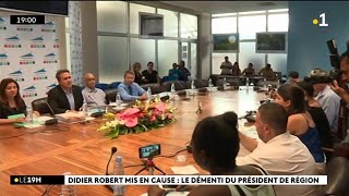 Didier Robert mis en cause : le démenti du président de Région