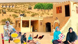 Desert Women Morning Routine | Village Life Pakistan