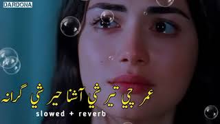 عمر چھ تیر  شی آشنا حیر  شی گرانہ )(slowed+reverb) pashto best song