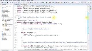 Writing your first servlet program