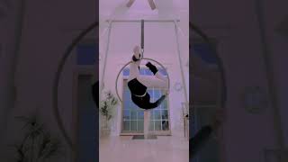 aerial hoop lyra aerial dance performance beginner yoga tricks ariel #shorts #dance #yoga #tiktok