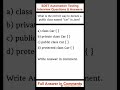JAVA : SELENIUM : What is the correct way to declare a public class named 