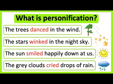 Which is the best example of personification in the poem?