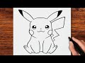 pikachu dibujo - Cómo dibujar a Pikachu paso a paso | Grace Dibujos | D34