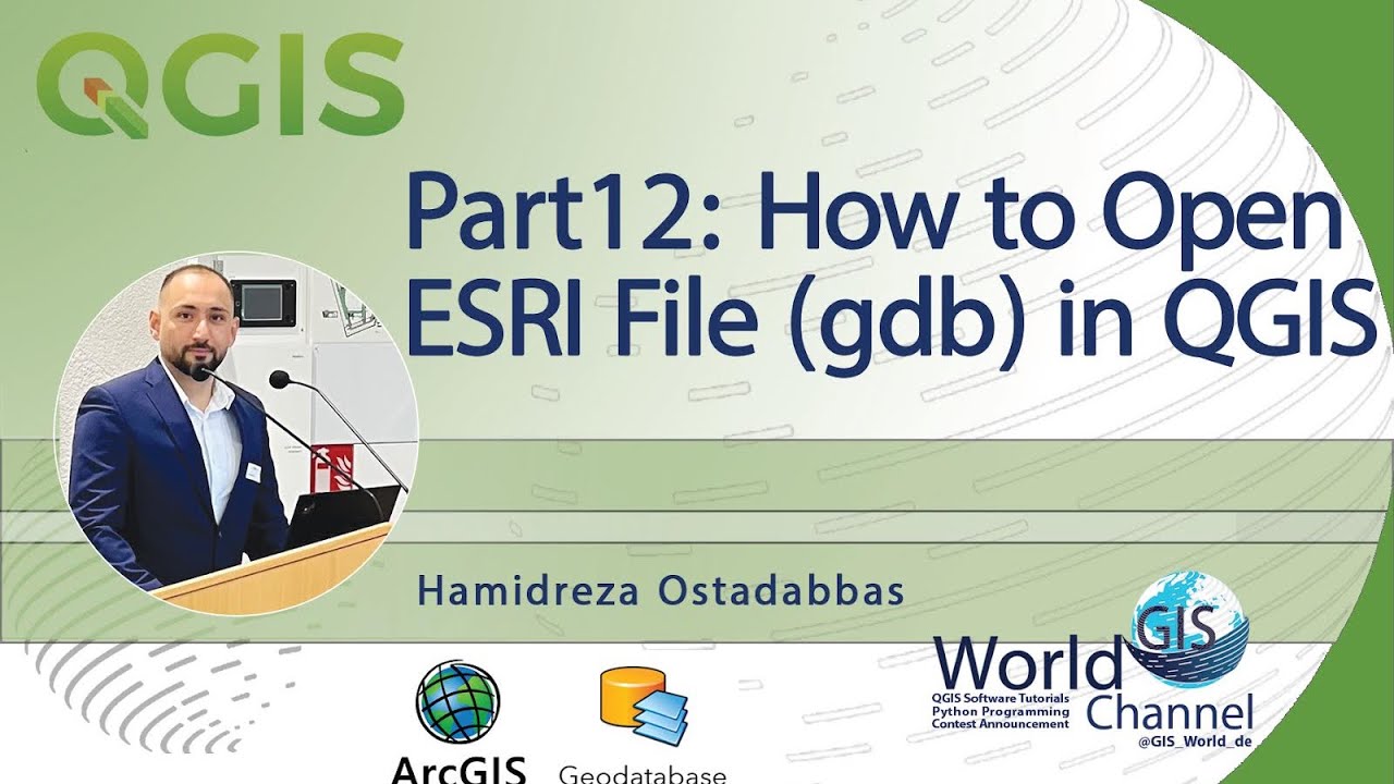 How To Open ESRI (ArcGIS) File GeoDatabase (gdb) In QGIS #qgis #arcmap ...