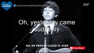 The Beatles - Yesterday   /subtitulada