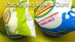 Packaged Milk \u0026 Curd