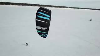 Bill Snowkiting At White Bear Lake, March 16 2018