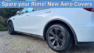 Tesla's wheel covers don't protect your wheel rims - unlike these EV Base ones