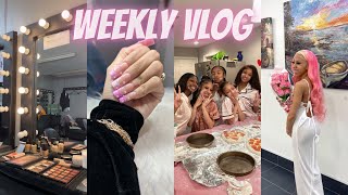 WEEKLY VLOG| Photoshoot , Nails , Party + grwm for Valentines Day