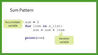 Loop Patterns