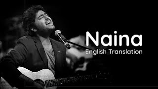 Naina - English Translation | Arijit Singh, Amitabh Bhattacharya, Pritam | Dangal