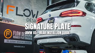 How to install VIC Signature Plates on a BMW X5