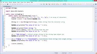 Java Essentials - Strings in java