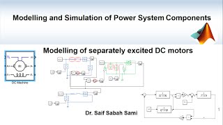 Lec 1: Modelling and simulation of separately excited DC motors using Simulink /MATLAB