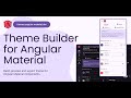 Modify Angular Material (v18) themes with CSS Variables using Theme Builder