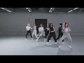 xg tippy toes dance practice mirrored 4k