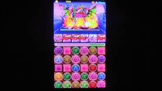 パズドラベルゼブブ降臨！超地獄級呂布x赤ソニアPTノーコン編