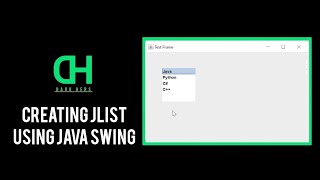 Creating JList using Java Swing