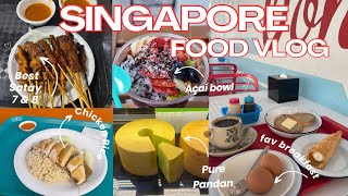 【Singapore Trip】1泊2日弾丸一人旅Food Vlogシンガポールで美食を求めて定番ローカルフード巡り