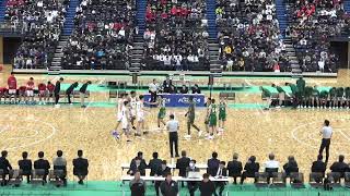 福岡第一 vs 福大大濠（１）第49回全九州高等学校バスケットボール春季選手権大会 男子決勝 2019/3/24