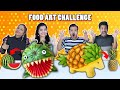 Awesome Food Art Challenge | Food Challenge | Hungry Birds