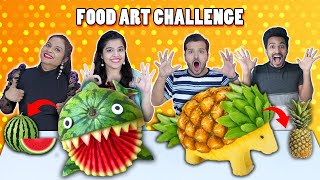 Awesome Food Art Challenge | Food Challenge | Hungry Birds