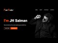 How To Make Website With Auto Typing Text Effect Using HTML CSS & JavaScript | Fast Coder