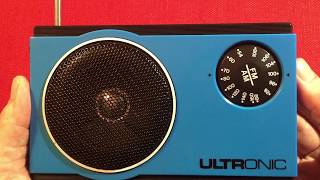 Ultronic MR-15 AM FM Classic Portable Radio Review