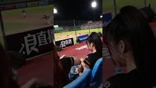 2024 0908 味全龍 V.S. Rakuten樂天桃猿 「筠熹孟潔歡樂互動」 rakutengirls 筠熹 #cheerleader #啦啦隊 #台湾チアリーダC #치어리더