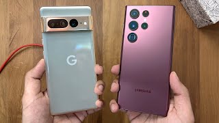 Pixel 7 Pro vs Samsung S22 Ultra - WHICH SHOULD YOU BUY?