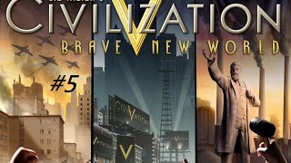 【浩仁實況】文明5：美麗新世界(Civilization V: Brave New World)日升之國的崛起 #5 兩線作戰，全面勝利